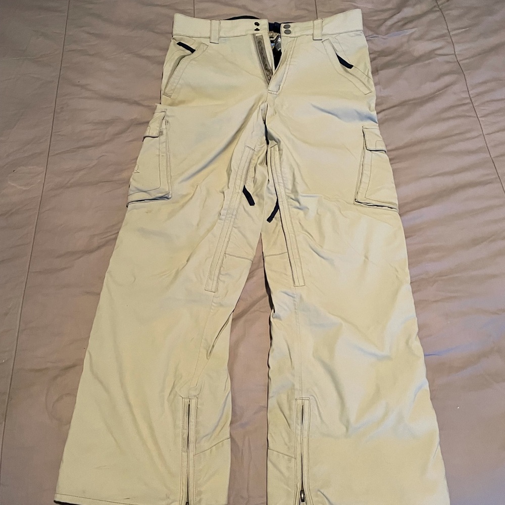 Burton Tan Women’s Snowboarding pants. Size small. Mild use.